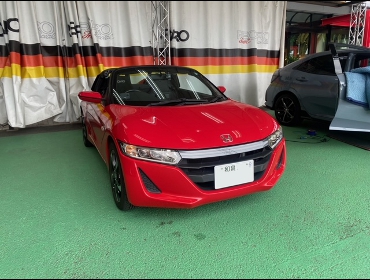 HONDA�@S660�i2015�N�j�@�Ɂ@RECARO�i���J���j�@RS-G�@GK�@BK/RED�@����