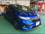 HONDA�@�t�B�b�g�n�C�u���b�h�@GP5�i2017�N�j�@�Ɂ@RECARO�i���J���j�@SR-7�@GK100�@BK/�u���[�@����