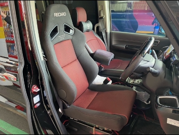 HONDA�@�X�e�b�v���S���@RP5�@�Ɂ@RECARO�i���J���j�@SR-7F�@GK100�@BK/RED�@A/R�@�V�[�g�q�[�^�[�t���@����