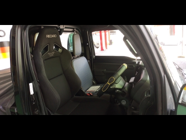 HONDA�@�A�N�e�B�@HA9�i2012�N�j�@�Ɂ@RECARO�i���J���j�@SR-7F�@GK100�@BK/BK�@����