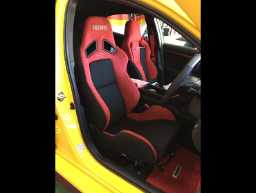 HONDA�@�V�r�b�N�@�^�C�vR�@FK8�i2021�N�j�@�Ɂ@RECARO�i���J���j�@SR-7�@GU100H�@RED�@�V�[�g�q�[�^�[�t���@����