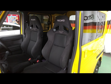 HONDA�@N-VAN�@JJ1(2021�N�j�@�Ɂ@RECARO�i���J���j�@SR-7F�@GK100�@BK/BK�@�~���E�@����