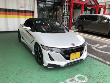 HONDA�@S660�@JW5�i2016�N�j�@�Ɂ@RECARO�i���J���j�@TS-G�@GK�@BK/RED�@�V�[�g�q�[�^�[�t���@����