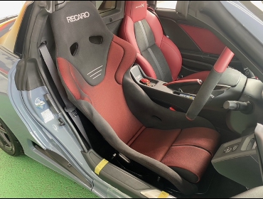 HONDA�@S660�i2021�N�j�@�Ɂ@RECARO�i���J���j�@TS-G�@GK�@BK/RED�@�V�[�g�q�[�^�[�t���@����