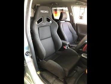HONDA�@�t�B�b�g�n�C�u���b�h�@GP4�i2014�N�j�@�Ɂ@RECARO�i���J���j�@SR-7�@GK100�@BK/BK�@����