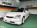 HONDA�@�V�r�b�N�@EP3�@�Ɂ@RECARO�i���J���j�@SR-7�@KK100�@RED�@�����@