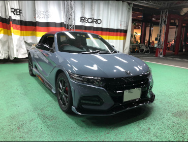 HONDA�@S660�@MODULOX�o�[�W����Z�@JW5�i2021�N�j�@�Ɂ@RECARO�i���J���j�@TS-G�@GK�@BK/RED�@�V�[�g�q�[�^�[�t���@����