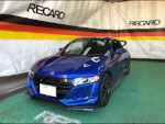 HONDA�@S660�@SA07(2021�N)�@�Ɂ@RECARO�i���J���j�@TS-G�@GK�@BK/�u���[�@�V�[�g�q�[�^�[�t���@���@SR-7F�@GK100�@BK/�u���[�@�V�[�g�q�[�^�[�t���@����