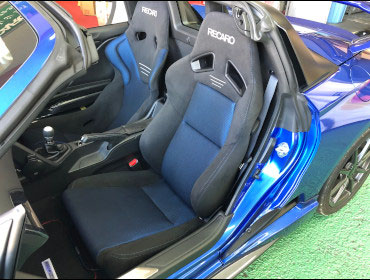 HONDA�@S660�@SA07(2021�N)�@�Ɂ@RECARO�i���J���j�@TS-G�@GK�@BK/�u���[�@�V�[�g�q�[�^�[�t���@���@SR-7F�@GK100�@BK/�u���[�@�V�[�g�q�[�^�[�t���@����