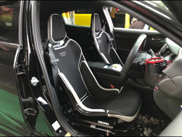 HONDA�@�V�r�b�N�@�n�b�`�o�b�N�@FK7�@�Ɂ@RECARO�i���J���j�@RCS�@BK�V�F��/BK���b�V���@�~���E�@����