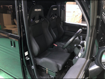 HONDA�@N-VAN�@�Ɂ@RECARO�i���J���j�@SR-7�@GU100H�@BK�@�V�[�g�q�[�^�[�t���@�~���E�@����
