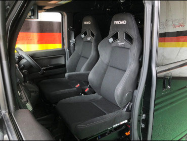 HONDA�@N-VAN�i2019�N�j�@�Ɂ@RECARO�i���J���j�@SR-7F�@GK100�@BK/BK�@�A�[�����X�g�t���@�~���E�@����