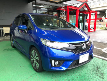 HONDA�@�t�B�b�g�@GK5�i2016�N�j�@�Ɂ@RECARO�i���J���j�@RS-G�@GK�@BK/�u���[�@�V�[�g�q�[�^�[�t���@����