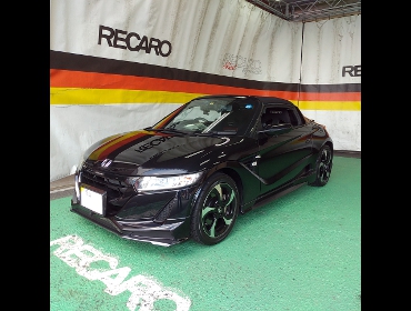 HONDA�@S660�i2015�N�j�@�Ɂ@RECARO�i���J���j�@SR-7�@GK100�@BK/RED�@�V�[�g�q�[�^�[�t���@���@SR-7F�@GK100�@BK/RED�@�V�[�g�q�[�^�[�t���@����