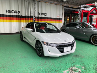 HONDA�@S660�@JW5�i2020�N�j�@RECARO�i���J���j�@RCS�@BK�V�F��/RED���b�V���@����
