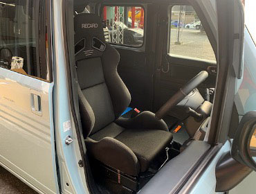HONDA�@N-VAN�@JJ2�i2021�N�j�@�Ɂ@RECARO�i���J���j�@SR-7�@GK100�@BK/BK�@����