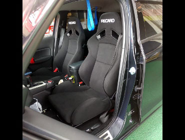 HONDA�@�t�B�b�g�@GR1�i2022�N�j�@�Ɂ@RECARO�i���J���j�@SR-7�@KK100�@BK�@�~���E�@����