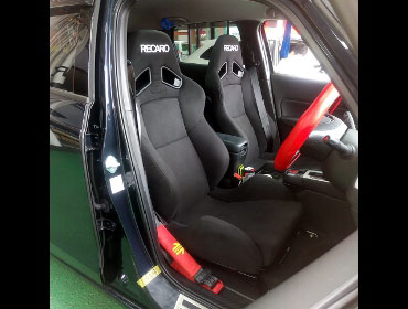 HONDA�@�t�B�b�g�@GR1�i2022�N�j�@�Ɂ@RECARO�i���J���j�@SR-7�@KK100�@BK�@�~���E�@����