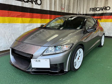 HONDA�@CR-Z�@���i2010�N�j�@�Ɂ@RECARO�i���J���j�@SR-7�@GK100�@BK/�u���[�@����