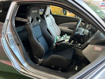 HONDA�@CR-Z�@���i2010�N�j�@�Ɂ@RECARO�i���J���j�@SR-7�@GK100�@BK/�u���[�@����