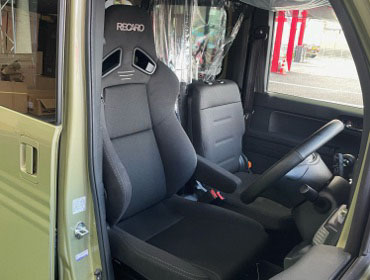 HONDA�@N-VAN�@JJ1�i2020�N�j�@�Ɂ@RECARO�i���J���j�@SR-7F�@GK100�@BK/BK�@�A�[�����X�g�t���@����