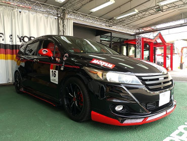 HONDA�@�X�g���[���@RN8�i2007�N�j�@�Ɂ@RECARO�i���J���j�@SR-S�@UT�@RED���U�[�@����