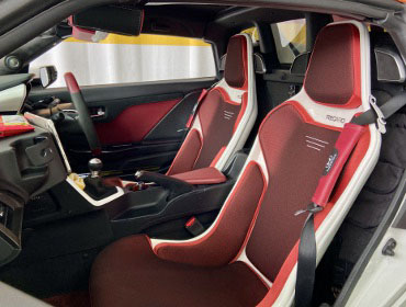 HONDA�@S660�@JW5�i2015�N�j�@�Ɂ@RECARO�i���J���j�@RCS�@�T�E���h�G�f�B�V�����@�z���C�g�V�F��/���b�h���b�V���@���@RCS�@�z���C�g�V�F��/���b�h���b�V���@�V�[�g�q�[�^�[�t���@����