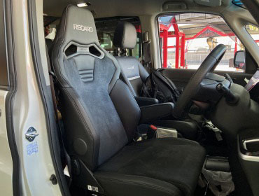 HONDA�@�X�e�b�v���S���@RP5�i2021�N�j�@�Ɂ@RECARO�i���J���j�@SR-C UT100H A/R�@BK�@�V�[�g�q�[�^�[�t���@�A�[�����X�g�t���@����