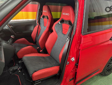 HONDA�@N-ONE�@JG3�i2025�N�j�@�Ɂ@RECARO�i���J���j�@SR-S�@UT100H�@RED�@�V�[�g�q�[�^�[�t���@�~���E�@����