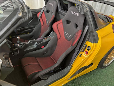 HONDA�@S660�@3BA-JW5�i2015�N�j�@�Ɂ@RECARO�i���J���j�@RS-G�@GK�@BK/RED�@�V�[�g�q�[�^�[�t���@����
