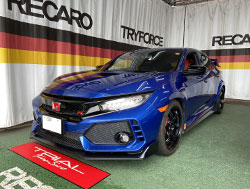 HONDA�@�V�r�b�N�@FK8�i2019�N�j�@�Ɂ@RECARO�i���J���j�@RSS�@BK�@�u���[���b�V��/BK�@����
