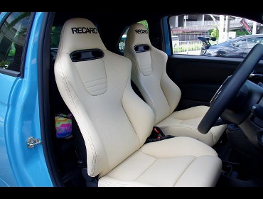 RECARO�i���J���V�[�g�j�@ABARTH�@�A�o���g500��RECARO�i���J���j�@�X�|�[�cJC ���U�[SE�@�A�C�{���[�@�u���b�N���S���u���b�N�X�e�b�`�~2�r�@����
