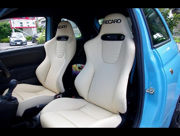 RECARO�i���J���V�[�g�j�@ABARTH�@�A�o���g500��RECARO�i���J���j�@�X�|�[�cJC ���U�[SE�@�A�C�{���[�@�u���b�N���S���u���b�N�X�e�b�`�~2�r�@����