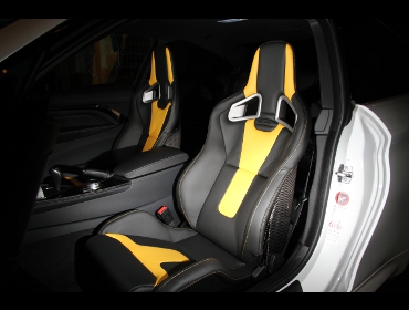 RECARO�i���J���V�[�g�j�@BMW�@M4��RECARO�i���J���j�@���ʌ���X�|�[�c�X�^�[���~�e�b�h�G�f�B�V�����@YELLOW�@�J�[�{���o�b�N�V�F���@�~2�r�@����