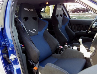 RECARO�i���J���V�[�g�j�@�A���t�@�����I�@156�@���n���h���@M/T�ԂɃ��J���@SR-6 GK100S�@BK/�u���[�@�~2�r�@����
