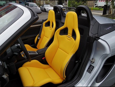 RECARO�i���J���V�[�g�j�@PORSCHE�i�|���V�F�j�@�{�N�X�^�[�@�X�p�C�_981�@981DBX�@�Ɂ@���J���@�X�|�[�c�X�^�[LL100H���U�[SE�@����J���[���F�@�~2�r�@����
