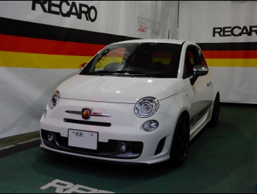 ABARTH�@595�@�Ɂ@RECARO�i���J���j�V�[�g�@TS-GS�@RED�@���@SR-6�@KK100S�@RED�@����