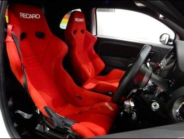 ABARTH�@595�@�Ɂ@RECARO�i���J���j�V�[�g�@TS-GS�@RED�@���@SR-6�@KK100S�@RED�@����