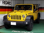Jeep ラングラー JK36L に RECARO(レカロ) スポーツスターLL100HレザーSE 限定Yellow ×2脚 装着