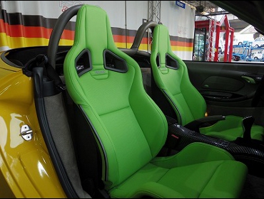 RECARO�i���J���V�[�g�j�@PORSCHE�i�|���V�F�j�@�{�N�X�^�[986�i2003�N�j�@�Ɂ@���J���@�X�|�[�c�X�^�[LL100H���U�[SE�@����J���[�@Green�@�~2�r�@����