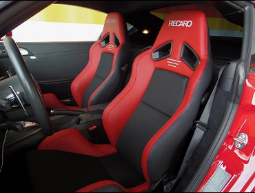 RECARO�i���J���V�[�g�j�@PORSCHE�@�P�C�}���@987�i2000�N�j�@�Ɂ@RECARO�i���J���j�@SR-7�@Lassic�@RED�@�~2�r�@����