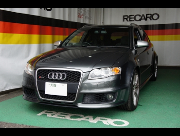 Audi�@RS4�@B7�@8E�i2007�N�j�@�Ɂ@RECARO�i���J���j�@�X�|�[�c�X�^�[LL100H���U�[SE�@BK���U�[�@�o�b�N�J�[�{���V�F���d�l�@����