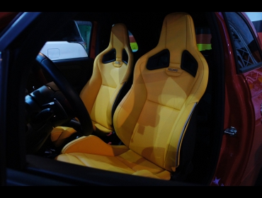 �t�B�A�b�g�@�A�o���g�@�g���u�[�g�t�F���[��695�@�Ɂ@RECARO�i���J���j�@�X�|�[�c�X�^�[LL100H���U�[SE�@Yellow�@�~2�r�@����