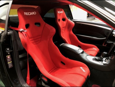Mercedes Benz�@CLK55�@AMG�iC209�j�i2003�N�j�@�Ɂ@RECARO�i���J���j�@RS-GS�@RED�@�~���E�@����