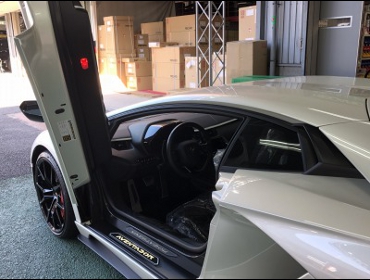 �����{���M�[�j�iLAMBORGHINI�j�@�A���F���^�h�[���iAventador�j�@�Ɂ@RECARO�i���J���v�j�@TS-G�@GK�@BK/SIL�@�~���E�@����