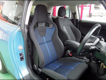 BMW�@�~�j�N�[�p�[�@�N�[�p�[S�@R56�i2018�N�j�@�Ɂ@RECARO�i���J���j�@�N���X�X�|�[�c�X�^�[�@GK100H�@BK�@����