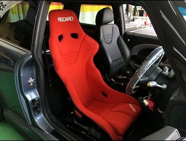 BMW�@MINI�@�N�[�p�[S�@GP�@�Ɂ@RECARO�i���J���j�@RS-GS�@RED�@�V�[�g�q�[�^�[�t���@����