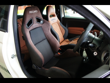 �A�o���g595�i2020�N�j�@�Ɂ@RECARO�i���J���j�@SR-7�@GU100H�@�u���E���@�V�[�g�q�[�^�[�t���@����
