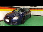 VW�@�S���t5�@GTI�i2006�N�j�@�Ɂ@RECARO�i���J���j�@SR-7F�@KK100�@BK�@����