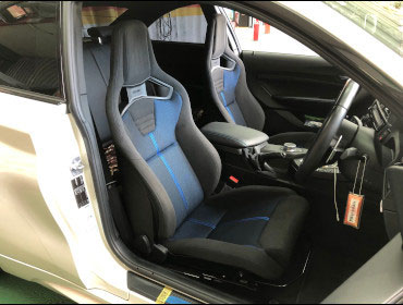 BMW�@M2�@F87�i2018�N�j�@�Ɂ@RECARO�i���J���j�@�N���X�X�|�[�c�X�^�[�@GK100H�@BK/�u���[�@�~���E�@����